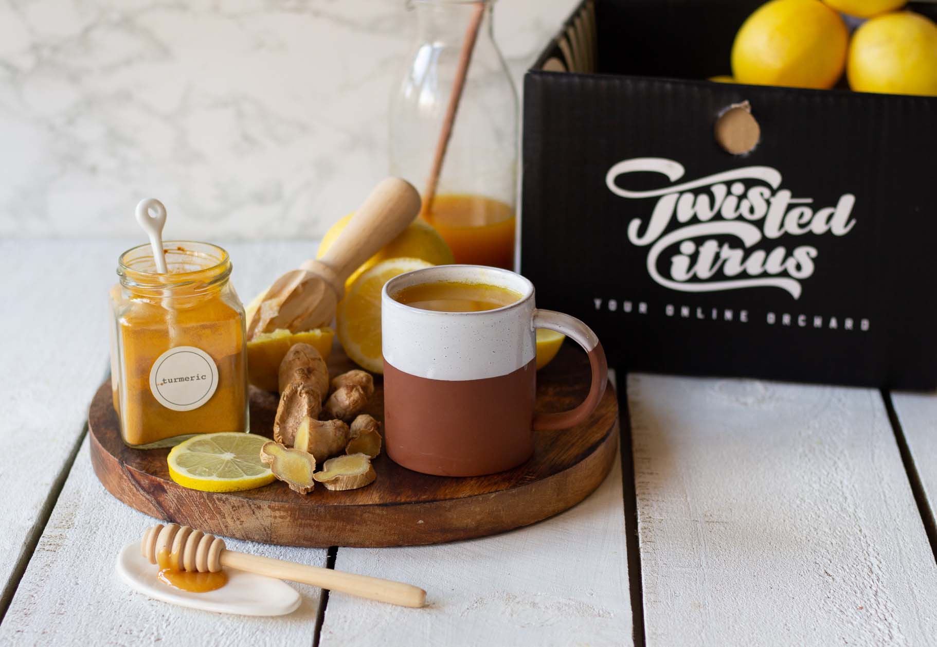 This Lemon Honey & Turmeric Tonic drink is incredibly moreish and will help ward off any winter sniffles.